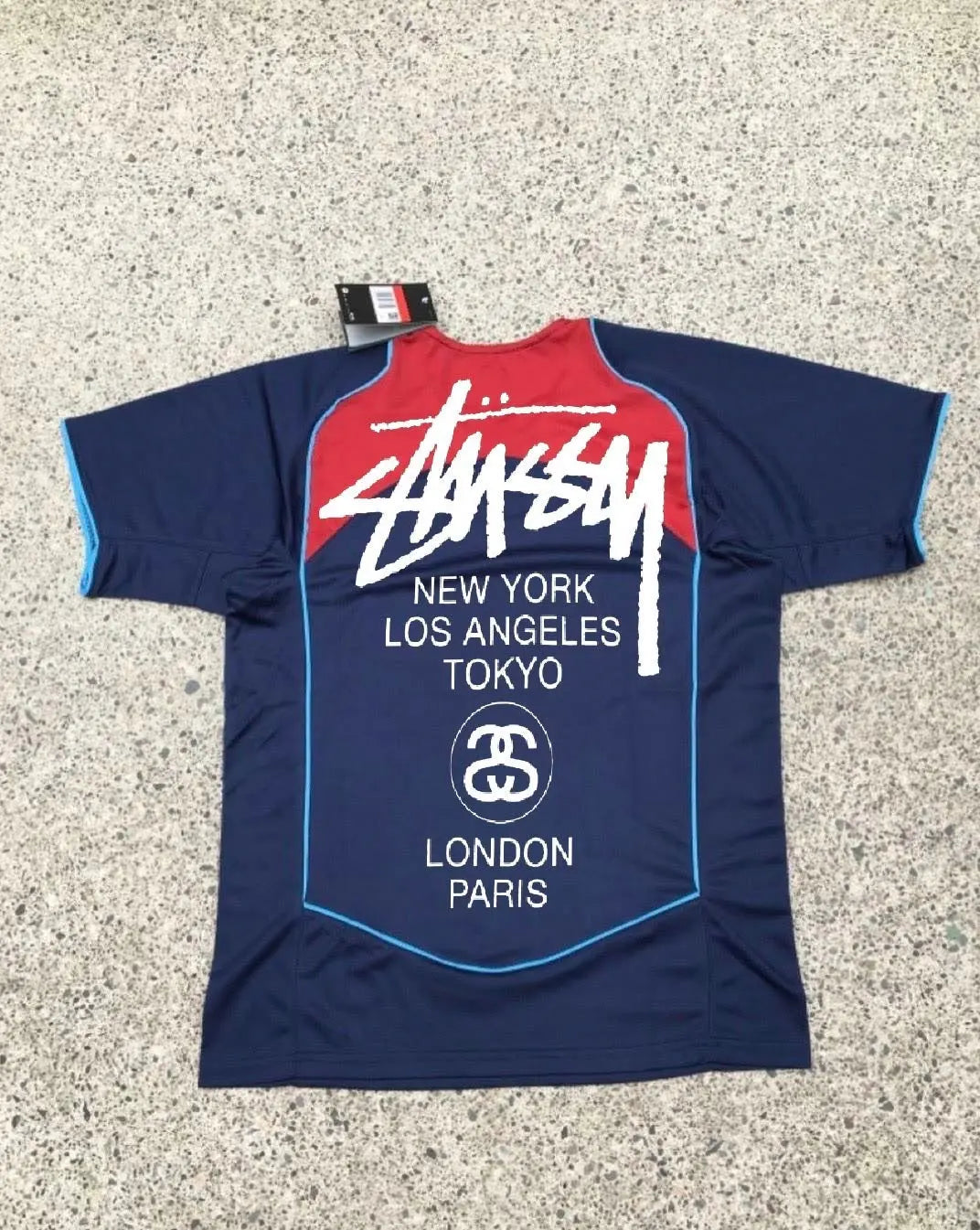 STÜSSY x “ATLETICO MADRID” JERSEY (SPIDERMAN EDITION) CMY
