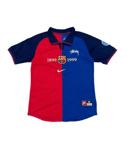 STÜSSY X “RETRO FC BARCELONA” JERSEY CMY