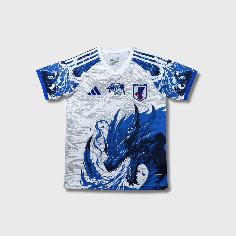 STÜSSY x “JAPAN” JERSEY - BLUE DRAGON CMY