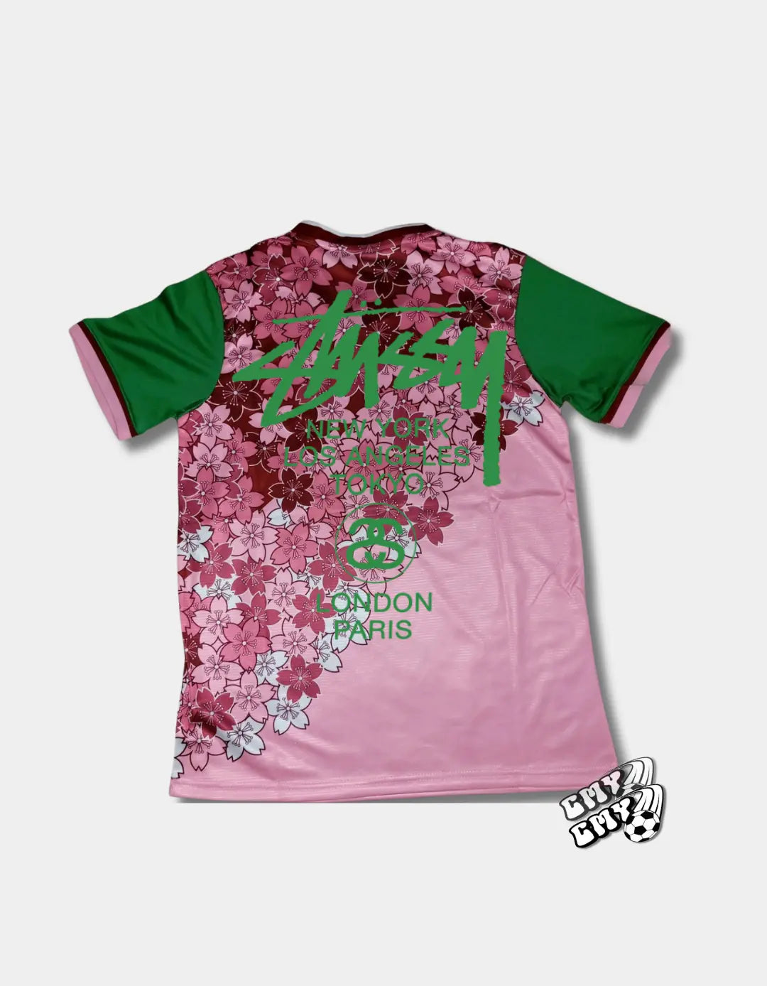 STÜSSY x JAPAN FLOWERS - PINK GREEN CMY