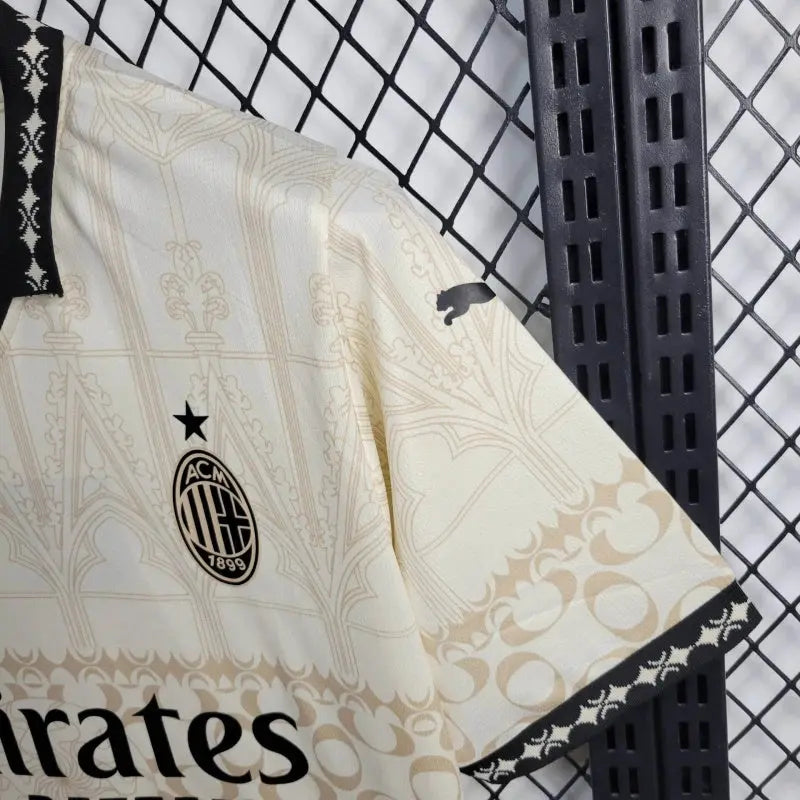 23/24 AC Milan x PLEASURES White Fourth Jersey CMY