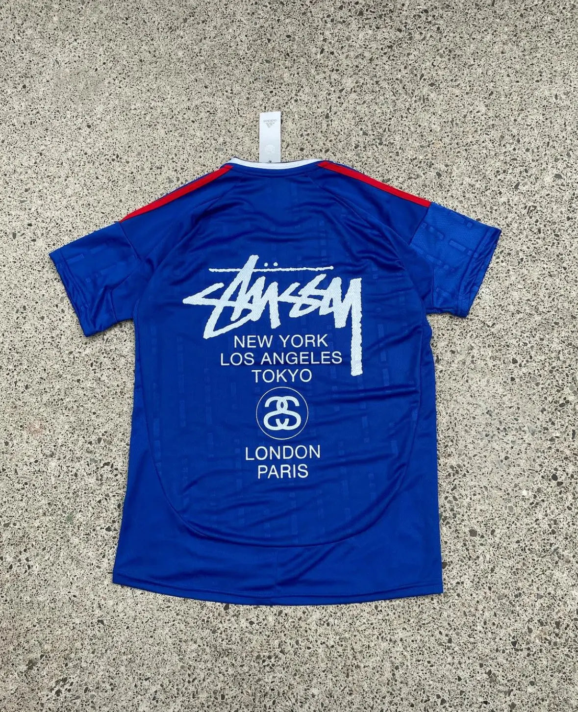 STÜSSY X “ITALY” JERSEY -  BLUE ( JUNIOR SIZE) CMY