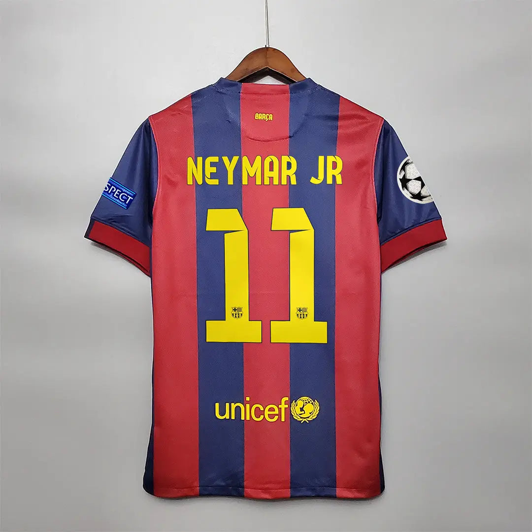 2015 Barcelona Home Berlin UCL Final Retro Jersey CMY