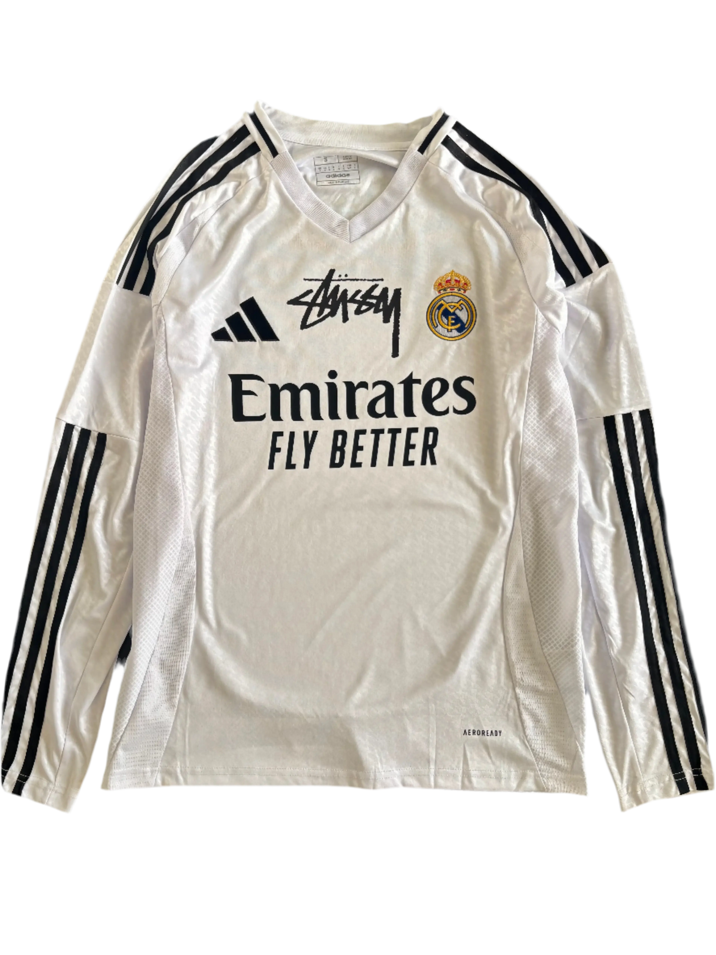 LIMITED EDITION STÜSSY x “REAL MADRID” LONGSLEEVE - 2024 CMY