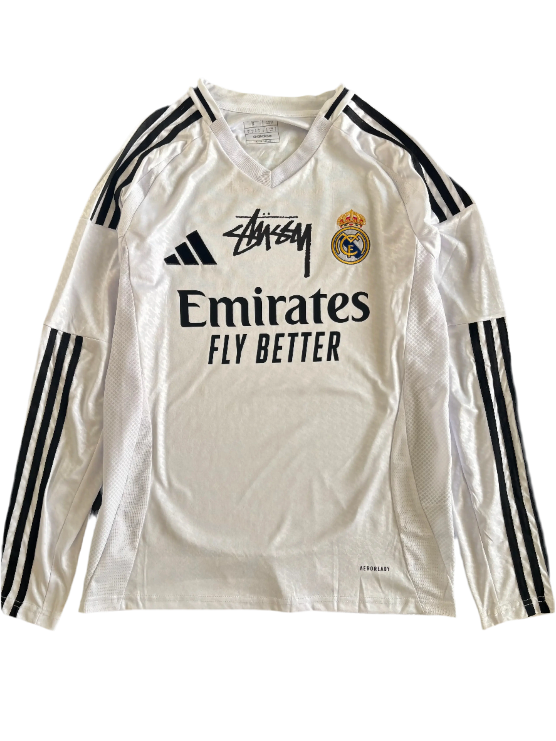 LIMITED EDITION STÜSSY x “REAL MADRID” LONGSLEEVE - 2024 CMY