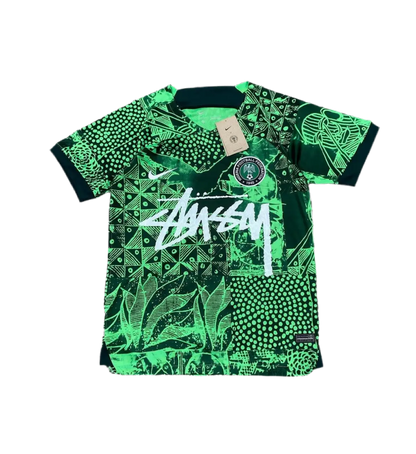 STÜSSY X “NIGERIA” JERSEY CMY