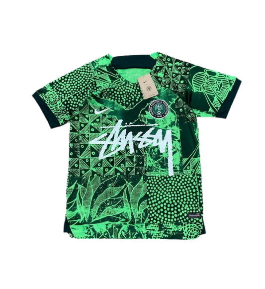 STÜSSY X “NIGERIA” JERSEY CMY