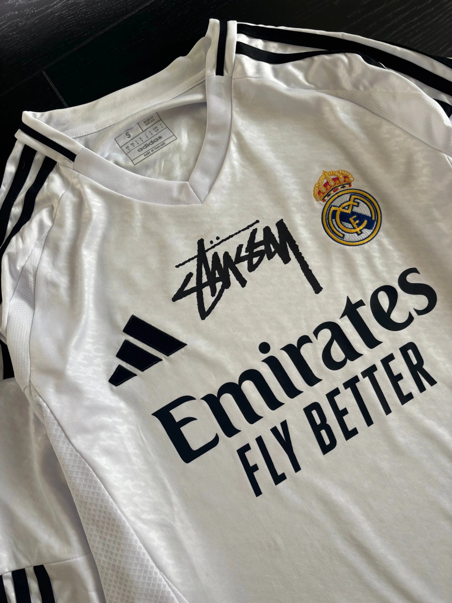 LIMITED EDITION STÜSSY x “REAL MADRID” LONGSLEEVE - 2024 CMY