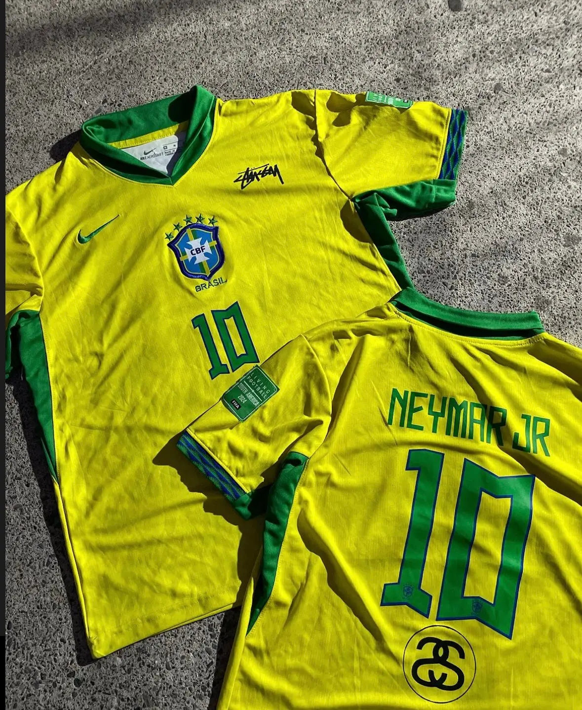 STÜSSY x “BRASIL” JERSEY - NEYMAR EDITION CMY