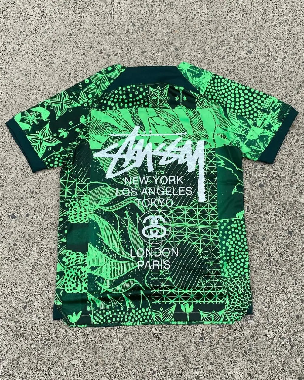 STÜSSY X “NIGERIA” JERSEY CMY