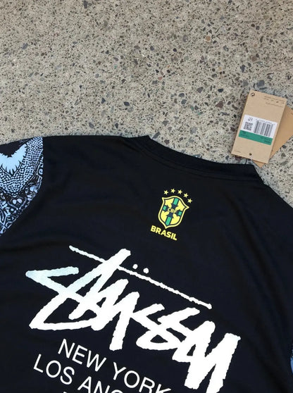 STÜSSY 2024 special edition Brasil black kit - Jesus edition (JUNIOR SIZE) CMY