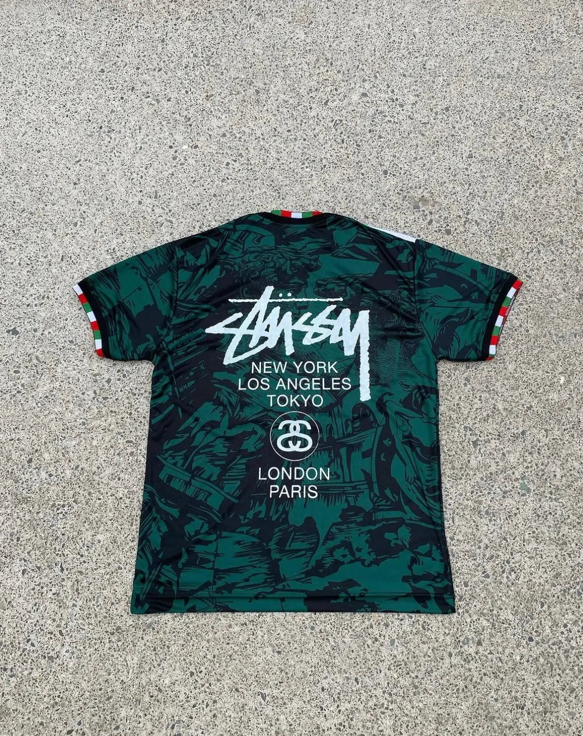 STÜSSY X “ITALY” - GREEN CMY