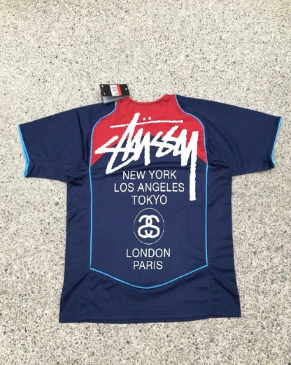 STÜSSY x “ATLETICO MADRID” JERSEY (SPIDERMAN EDITION) CMY