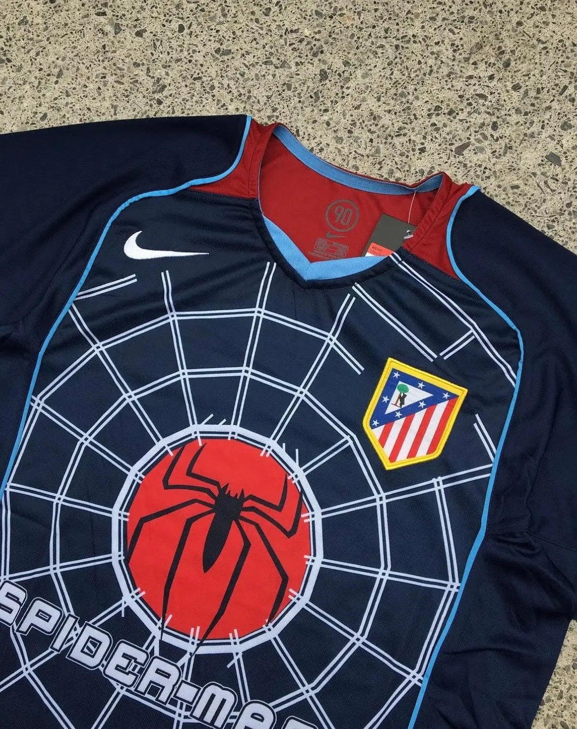 STÜSSY x “ATLETICO MADRID” JERSEY (SPIDERMAN EDITION) CMY