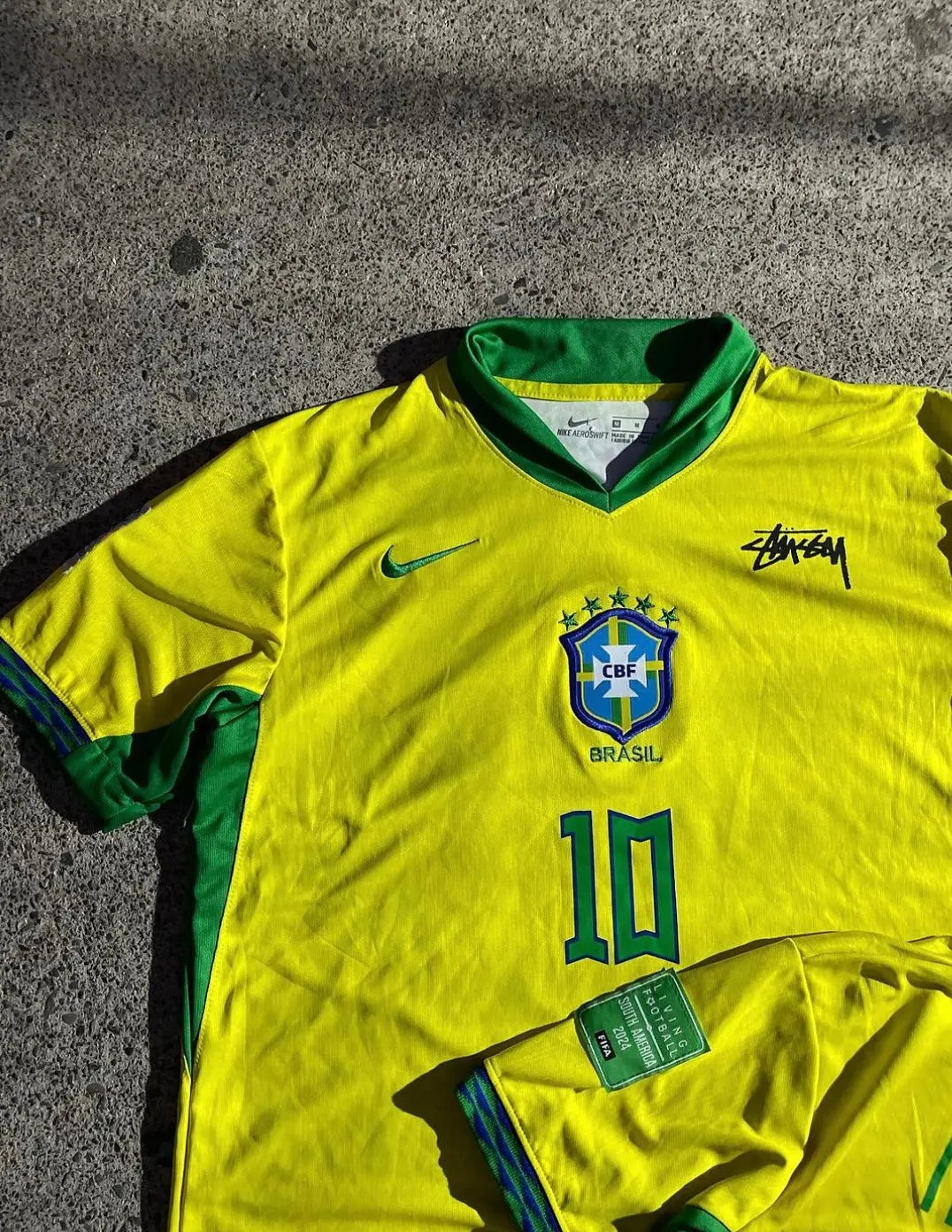 STÜSSY x “BRASIL” JERSEY - NEYMAR EDITION CMY