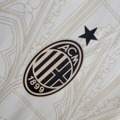 23/24 AC Milan x PLEASURES White Fourth Jersey CMY