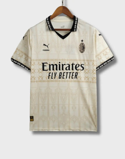 23/24 AC Milan x PLEASURES White Fourth Jersey CMY