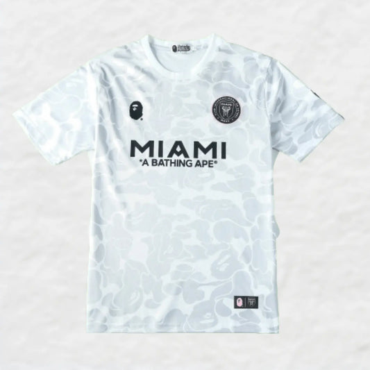 BAPE X INTER MIAMI 2023/24 WHITE CAMO SHIRT CMY