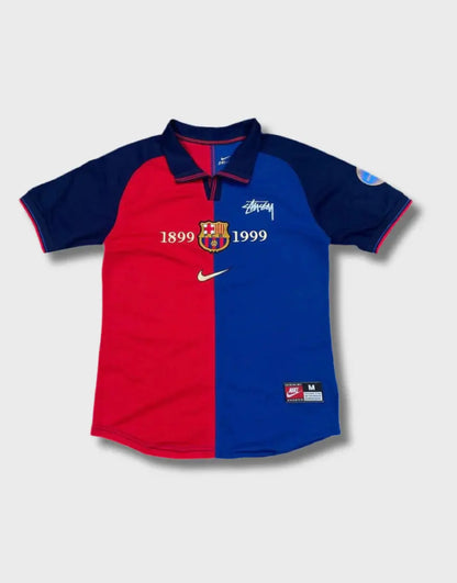 STÜSSY X “RETRO FC BARCELONA” JERSEY CMY