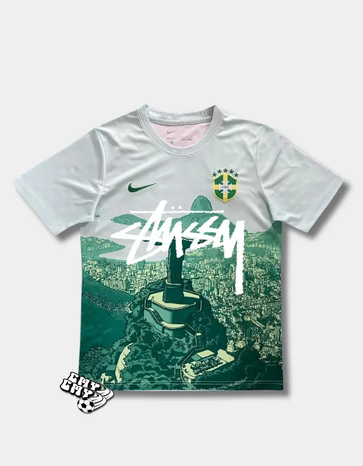 STÜSSY X BRASIL JESUS - GREEN CMY
