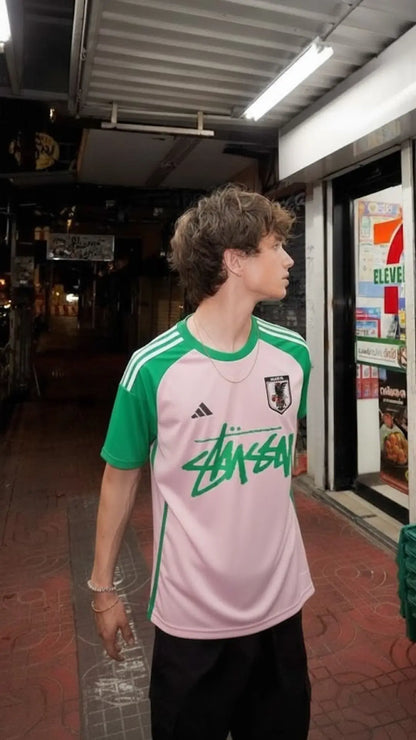 STÜSSY x “JAPAN” JERSEY - PINK CMY
