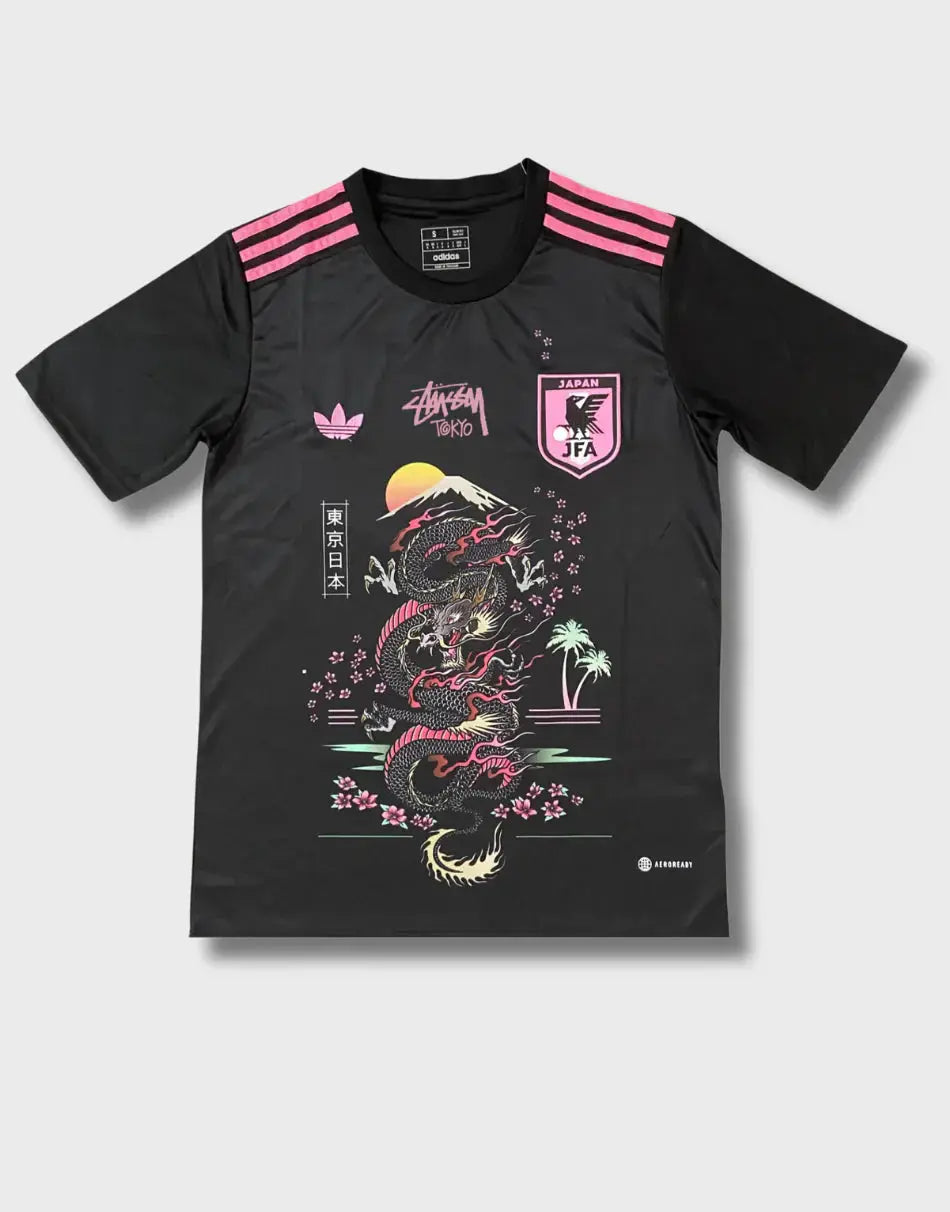 STÜSSY x “JAPAN” JERSEY - BLACK DRAGON CMY