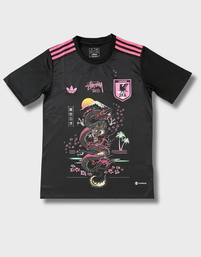 STÜSSY x “JAPAN” JERSEY - BLACK DRAGON CMY