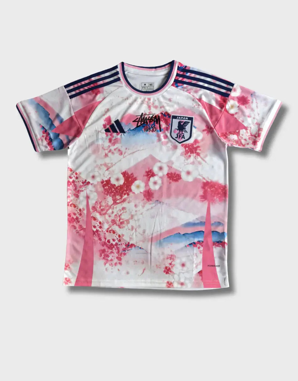 STÜSSY x “JAPAN” JERSEY - PINK SAKURA CMY