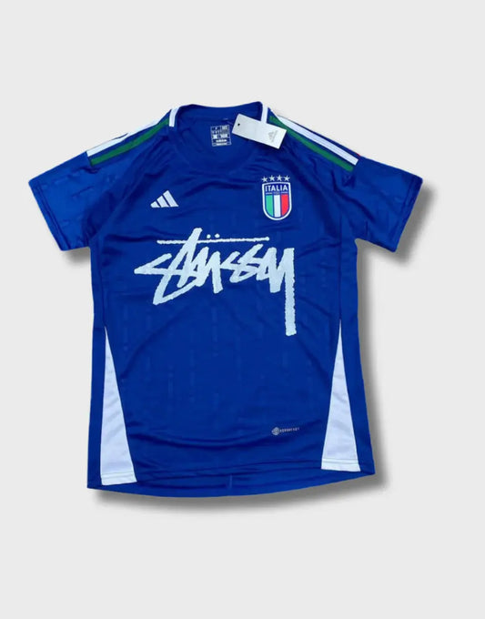 STÜSSY X “ITALY” JERSEY -  BLUE ( JUNIOR SIZE) CMY