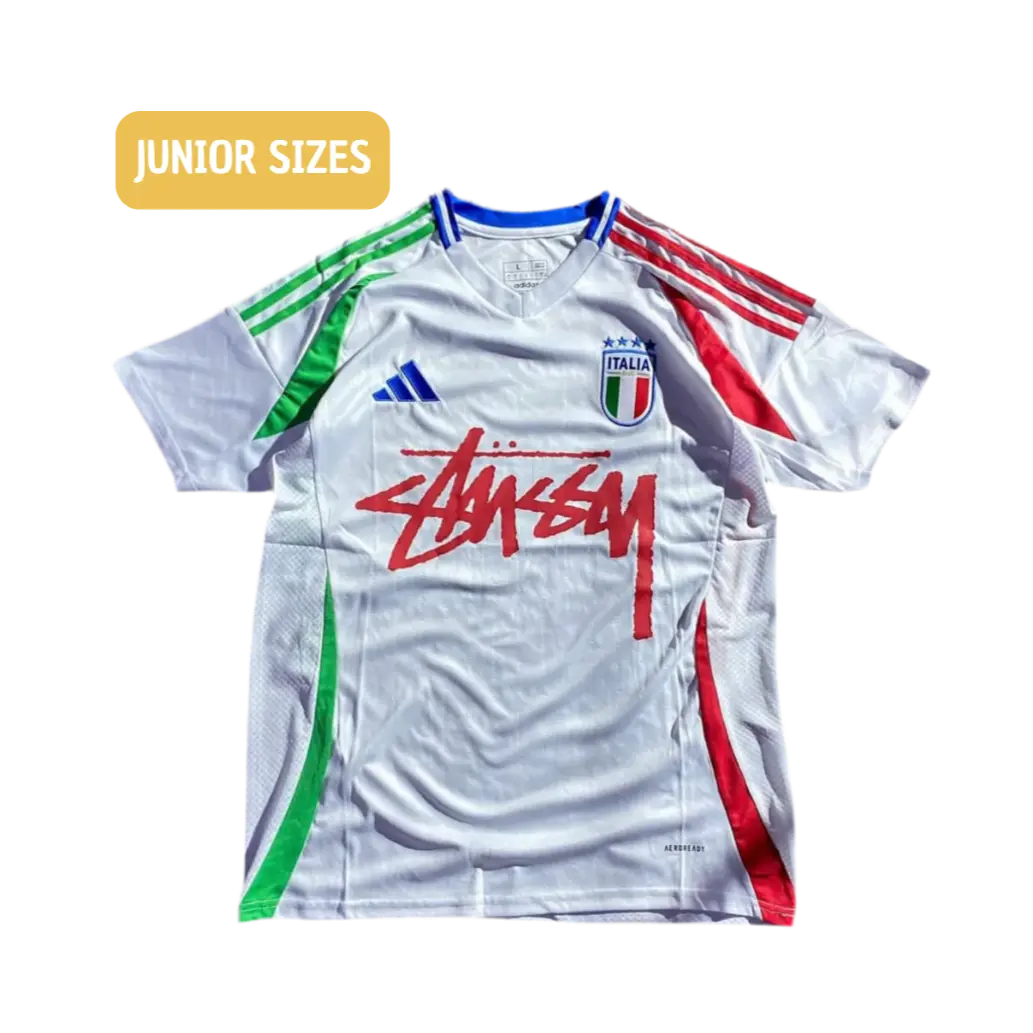 STÜSSY X “ITALY” JERSEY - white (JUNIOR SIZE) CMY